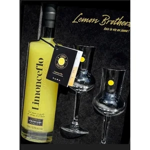 Limoceflo Coffret 1 Bout Avec 2 VerresLemon Brothers