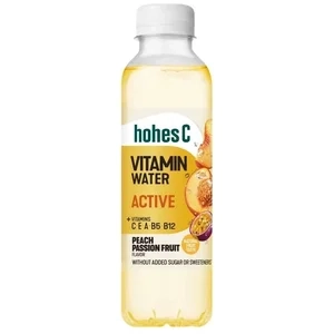 Hohes C Vitaminwater Active Peach Passion Fruit Pet 6-Pack