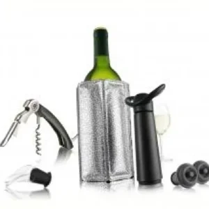 Wine Essentials Gift Set Noir 5 Pièces
