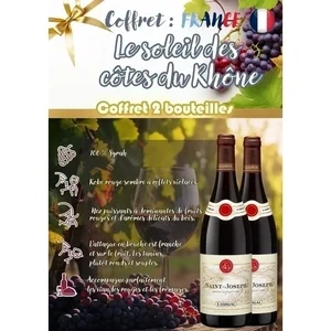 Saint Joseph AOC E. Guigal
Coffret Noel de 2 Bout